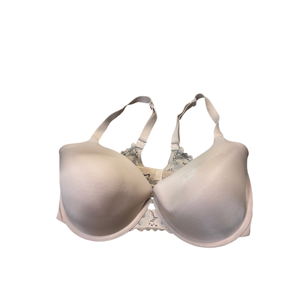 Maidenform Beige Lace Trim Underwire T-Shirt Bra DM7549 34DD